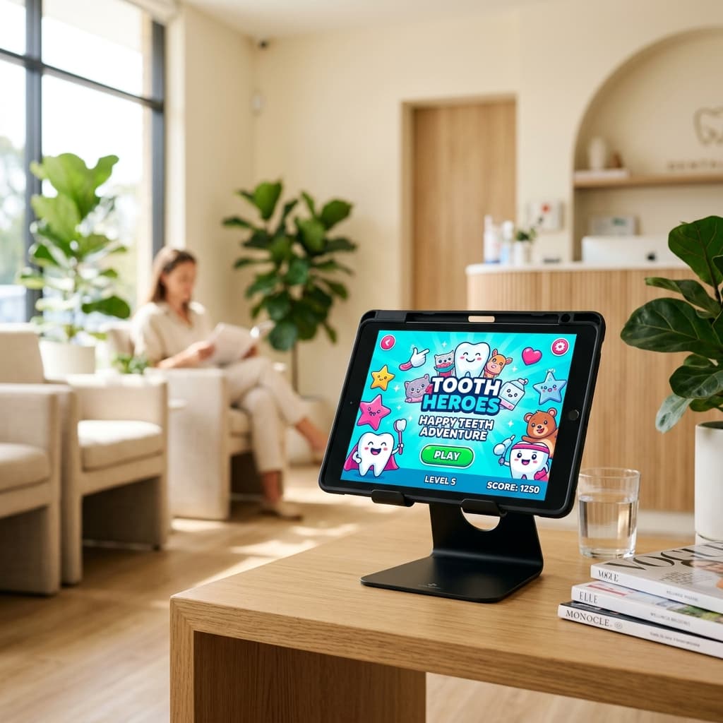 Waiting Room Arcade Clinical Tablet Charging Dock for Dental Practices