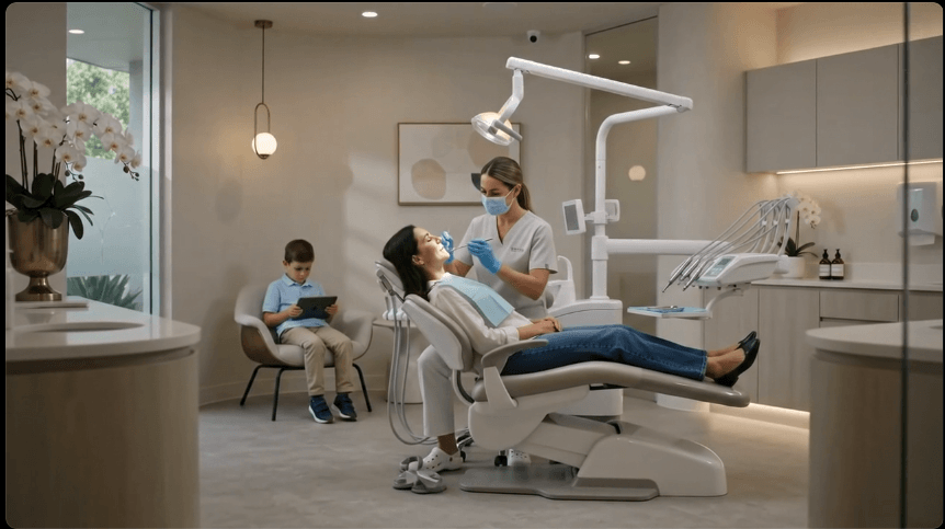 Patient experience featuring distraction therapy